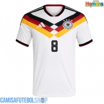 Camisa de time de futebol Alemanha Leon Goretzka #8 Replicas 1º Equipamento Mundo 2026 Manga Curta